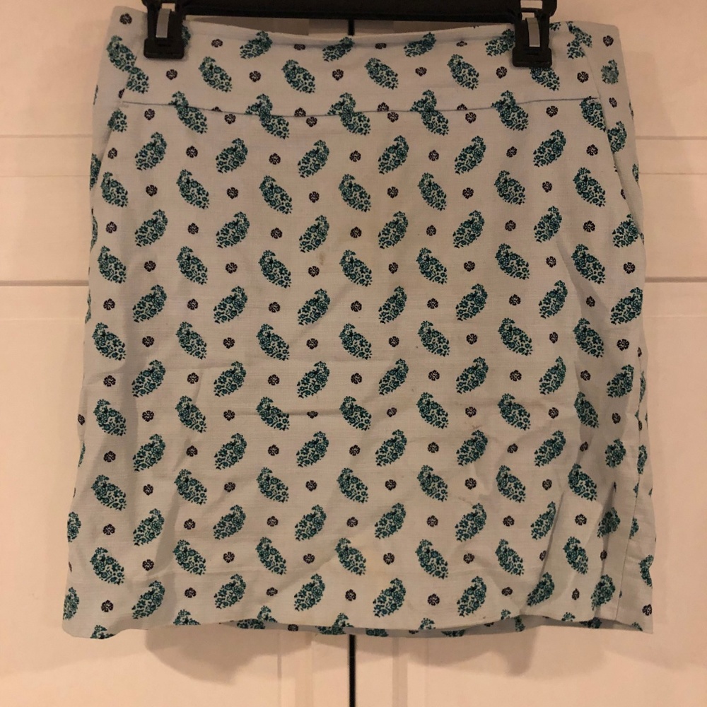Ann Taylor Paisley Skirt